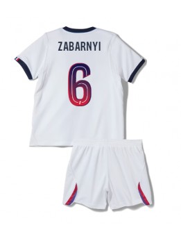 Paris Saint-Germain Ilya Zabarnyi #6 Replika Borta Kläder Barn 2026-27 Kortärmad (+ byxor)